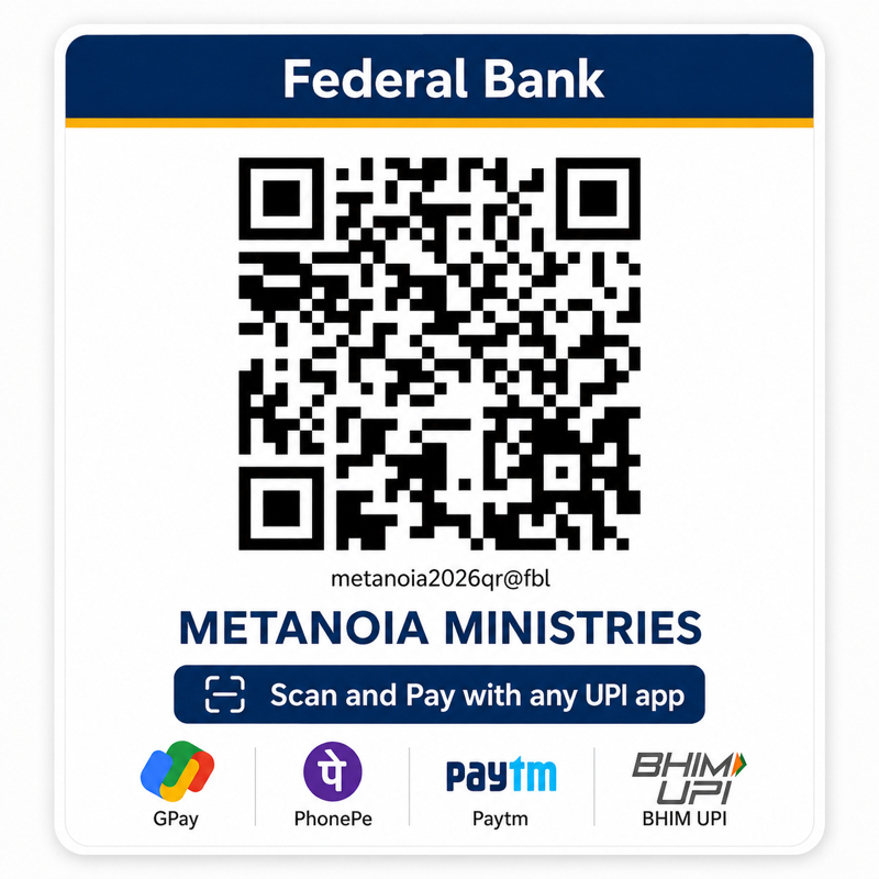 QR code for giving to Metanoia Ministries