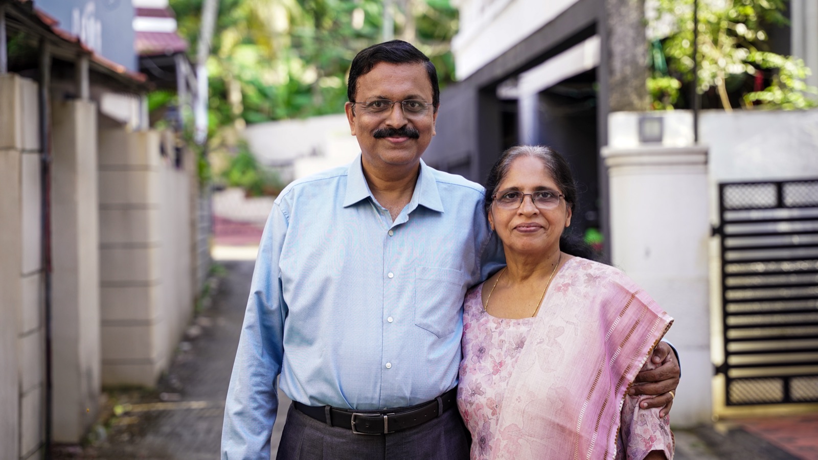 Jacob Panicker and his wife