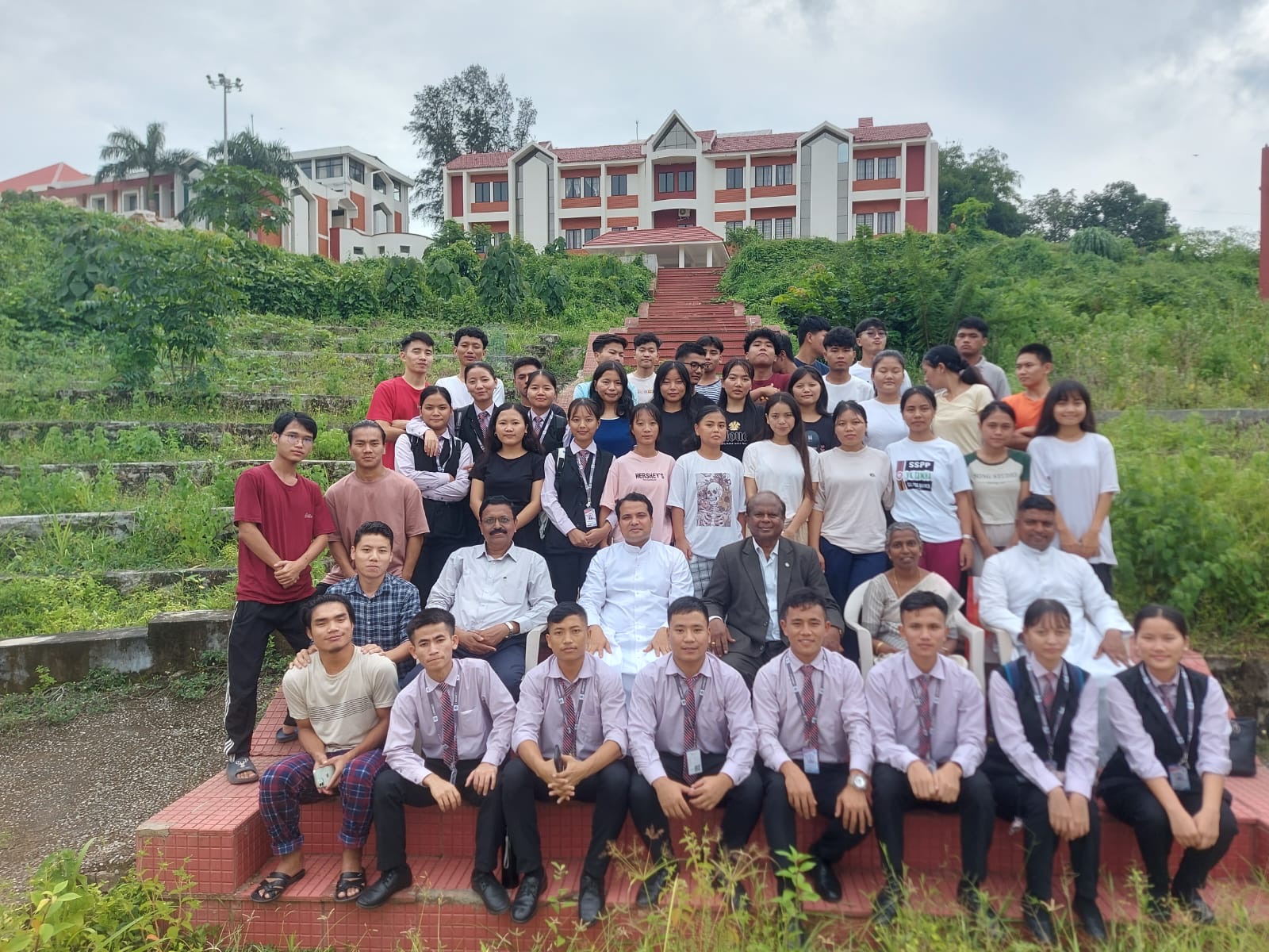 Students of the ministry gathered at their campus