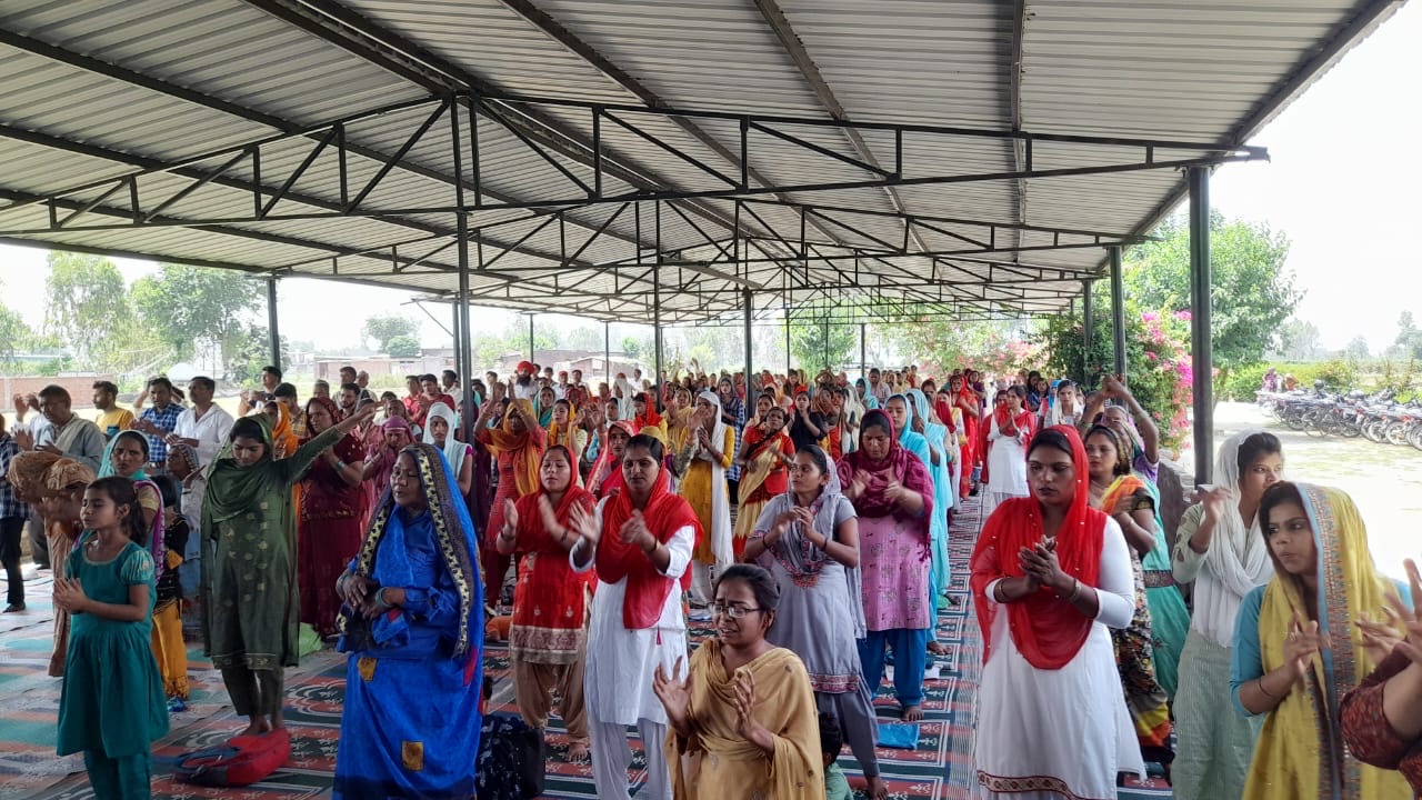 Believers gathered for worship in Uttarakhand